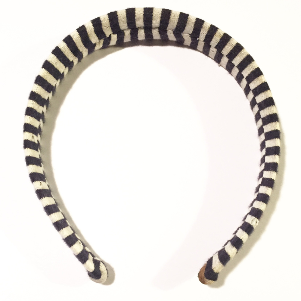 American Apparel Black and White Stripe Headband